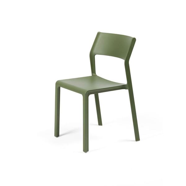 SEDIA IN POLIPROPILENE TRILL BISTROT AGAVE CM.45,5X52XH83