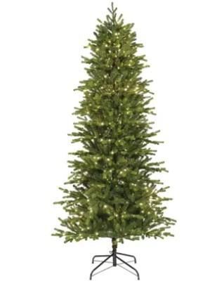 ALBERO NATALE PE/PVC GREENLAND 440LED L.CALDA Ø93XH180CM