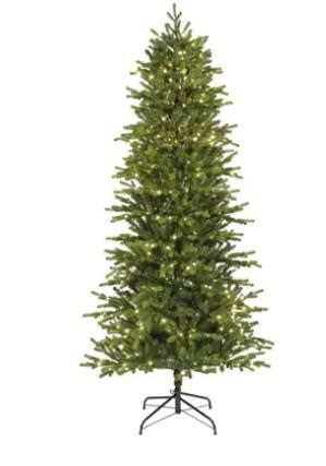 ALBERO NATALE PE/PVC GREENLAND 440LED L.CALDA Ø93XH180CM