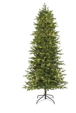 ALBERO NATALE PE/PVC GREENLAND 640LED L.CALDA Ø109XH240CM