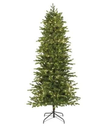 ALBERO NATALE PE/PVC GREENLAND 640LED L.CALDA Ø109XH240CM