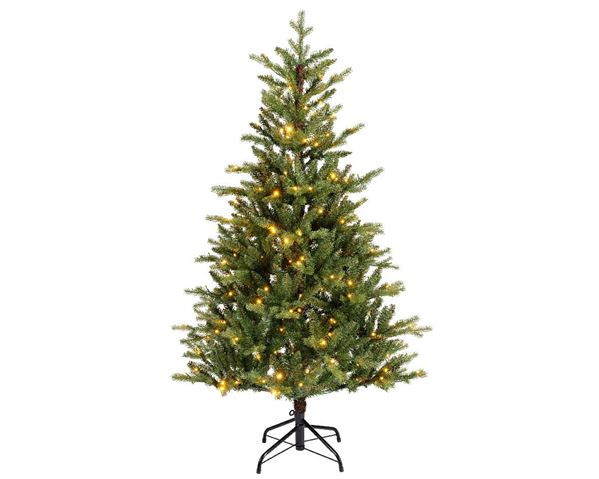 ALBERO NATALE PE/PVC ALLISON 320LED L.CALDA/CLAS.Ø112XH180CM