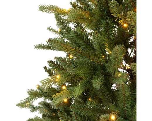ALBERO NATALE PE/PVC ALLISON 320LED L.CALDA/CLAS.Ø112XH180CM