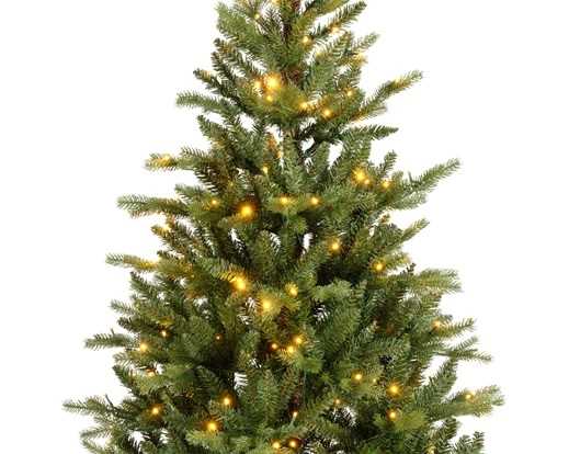 ALBERO NATALE PE/PVC ALLISON 430LED L.CALDA/CLAS.Ø127XH210CM