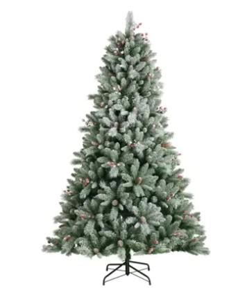 ALBERO NATALE PE/PVC WINDHAM INNEVATO Ø113xH.180CM