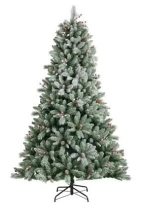 ALBERO NATALE PE/PVC WINDHAM INNEVATO Ø140XH.240CM
