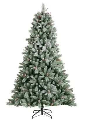ALBERO NATALE PE/PVC WINDHAM INNEVATO Ø140XH.240CM