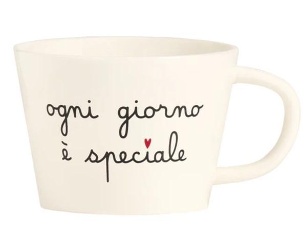 TAZZA CERAMICA COLAZIONE OGNI GIORNO E' SPECIALE