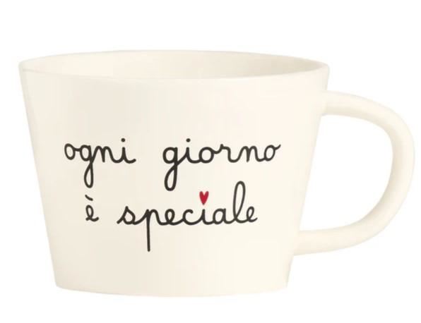 TAZZA CERAMICA COLAZIONE OGNI GIORNO E' SPECIALE
