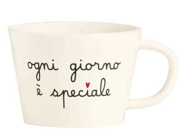 TAZZA CERAMICA COLAZIONE OGNI GIORNO E' SPECIALE