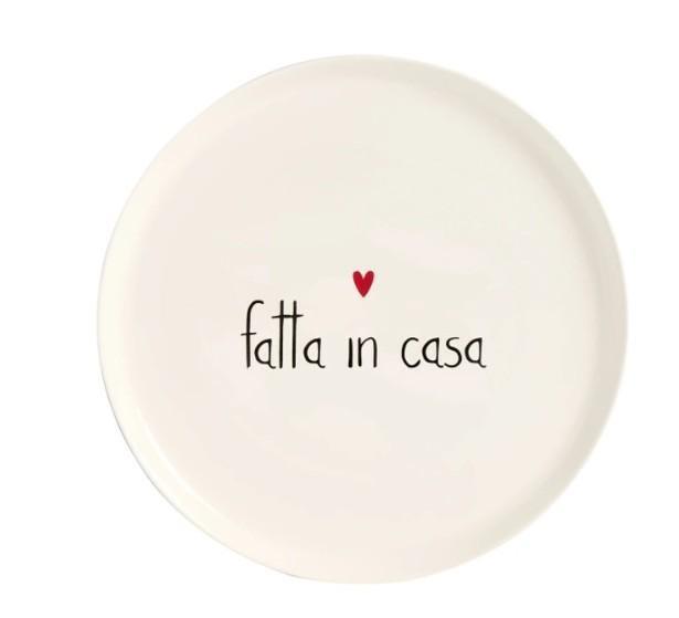 PIATTO CERAMICA PIZZA 31.5CM FATTA IN CASA