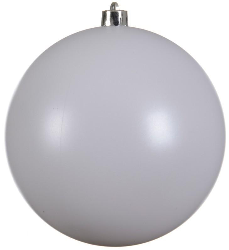 SFERA NATALE POLISTIRENE OPACA D.14CM WINTER WHITE