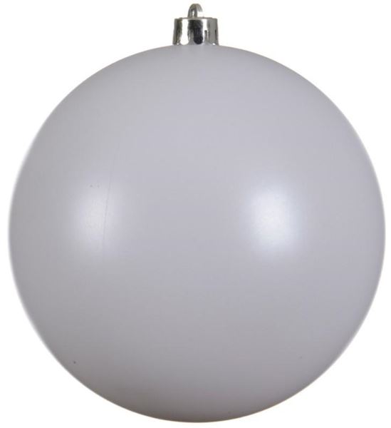 SFERA NATALE POLISTIRENE OPACA D.14CM WINTER WHITE