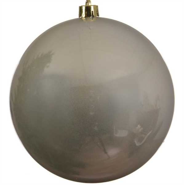 SFERA NATALE POLISTIRENE LUCIDA D.20CM PEARL
