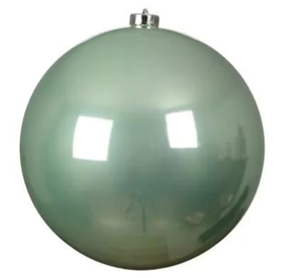 SFERA NATALE POLISTIRENE LUCIDA D.20CM ICING MINT