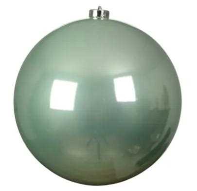 SFERA NATALE POLISTIRENE LUCIDA D.20CM ICING MINT