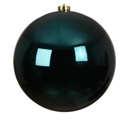SFERA NATALE POLISTIRENE LUCIDA D.20CM EMERALD