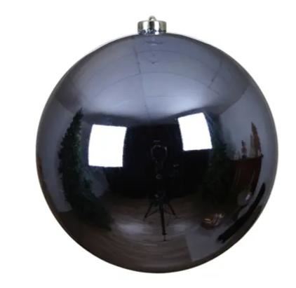 SFERA NATALE POLISTIRENE LUCIDA D.20CM BLUE DAWN