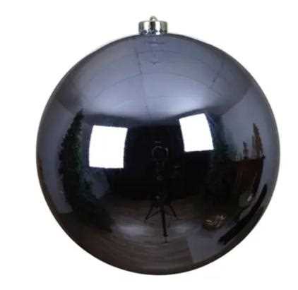 SFERA NATALE POLISTIRENE LUCIDA D.20CM BLUE DAWN