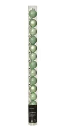 CONFEZIONE 14 PALLINE POLISTIRENE MIX D.3CM ICING MINT