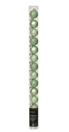 CONFEZIONE 14 PALLINE POLISTIRENE MIX D.3CM ICING MINT