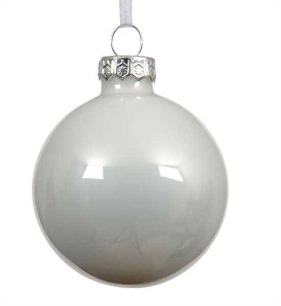 SFERA NATALE VETRO ENAMEL D.15CM WINTER WHITE