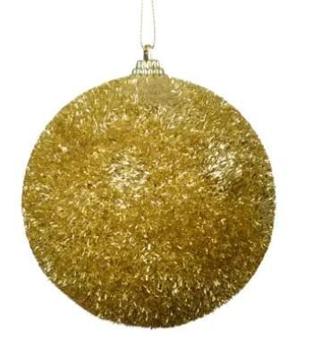 PALLINA IN SCHIUMA TINSEL ORO D.10CM