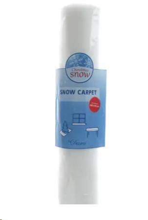 TAPPETO NEVE IN POLIESTERE BIANCO 240X90CXH.0.2CM