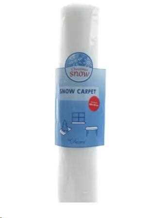 TAPPETO NEVE IN POLIESTERE BIANCO 240X90CXH.0.2CM