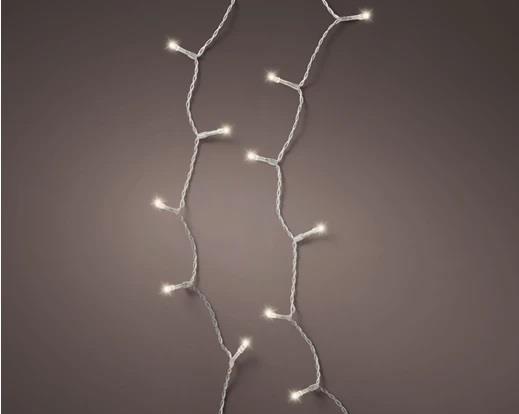 LUCI A BATTERIA 48LED B. CALDO 3.5MT F. TRASP. 8FUNZ.OUTDOOR
