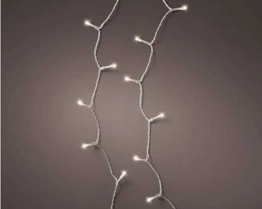 LUCI A BATTERIA 48LED B. CALDO 3.5MT F. TRASP. 8FUNZ.OUTDOOR