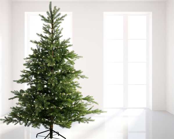 MICROLED 480LED BIANCO CALDO 24MT FILO SILVER IP44 8FUNZIONI