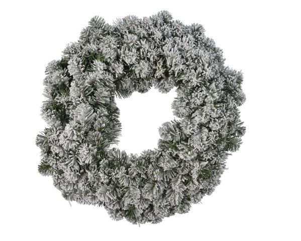 CORONA IMPERIAL PVC VERDE INNEVATA CM Ø90 RAMI 270