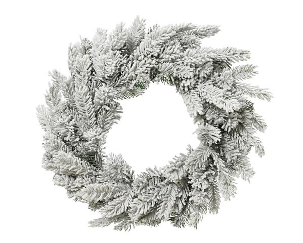 CORONA GRANDIS PE/PVC VERDE INNEVATA CM Ø50 RAMI 125