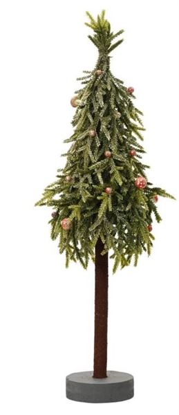 MINI ALBERO ABETE IN POLIETILENE CON BACCHE D.20xH60CM