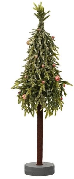 MINI ALBERO ABETE IN POLIETILENE CON BACCHE D.23xH75CM