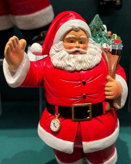 BABBO NATALE IN POLIRESINA 7X11.5X H.17.5CM