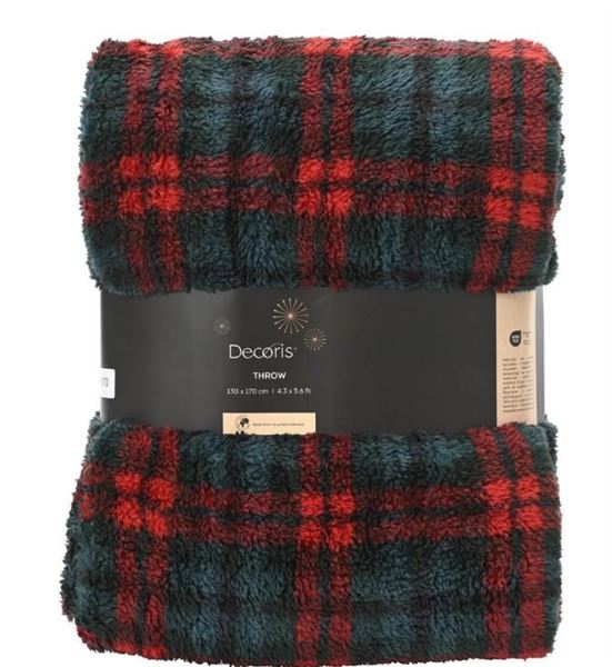 COPERTA IN POLIESTERE COLORATA 130X170X H.0.8CM