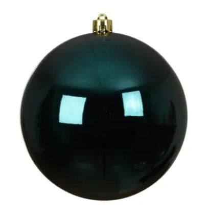 SFERA NATALE POLISTIRENE LUCIDA D.14CM EMERALD