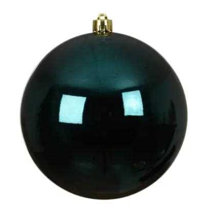 SFERA NATALE POLISTIRENE LUCIDA D.14CM EMERALD