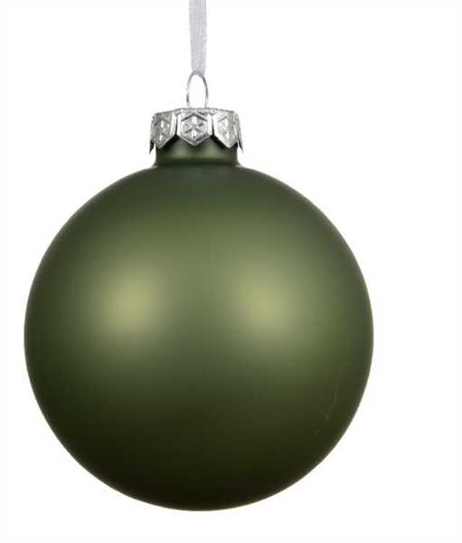SFERA NATALE VETRO OPACA D.15CM ROSEMARY GREEN