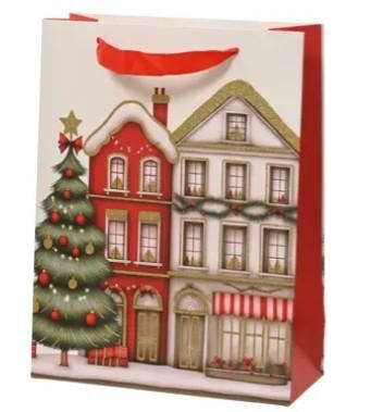 BUSTA REGALO IN CARTA LAMINATA CASE GLITTER 42X16XH.48CM