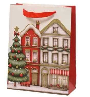 BUSTA REGALO IN CARTA LAMINATA CASE GLITTER 42X16XH.48CM