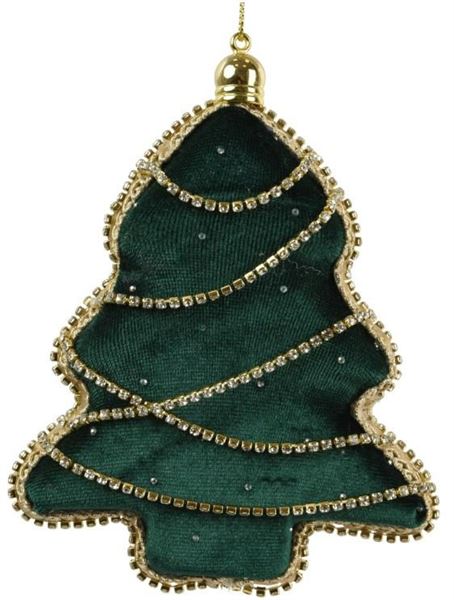 PENDENTE ALBERO POLIESTERE C/DIAMANTE 2,5X11XH.14,5CM