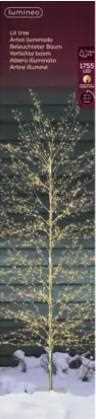 ALBERO IN FERRO ORO 1755LED CALDO+CLASSIC CM.D80X180H C/TRA.