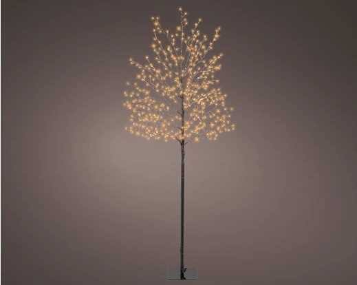 ALBERO PVC NERO 480 MICROLED L.CLASSIC CM Ø30XH150