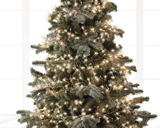 GHIRLANDA LUCE CALDA 1512LED MT13,5 FILO TRASPARE. 8FUNZIONI