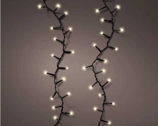 LUCI BATTERIA COMPACT 600LED L.CALDA 14,9MT F. NERO OUTDOOR
