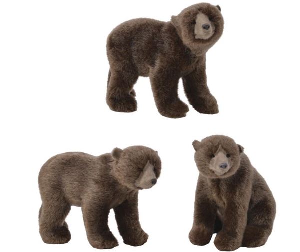 ORSO IN POLIESTERE PVC 3ASS. 16X10XH.14CM