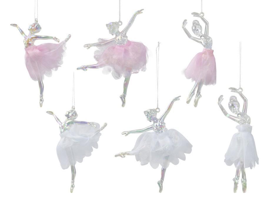 PENDENTE BALLERINA ACRILICO 6ASS. 2X6XH.13CM